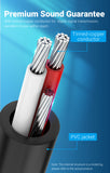 Vention TRS 6.5mm Male to 2*6.5mm Male Audio Cable - 1m 2m 3m 5m