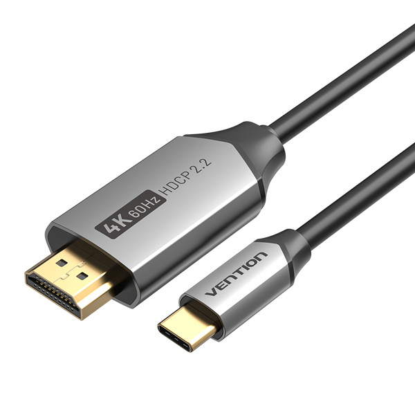 Vention USB C to HDMI Cable 4K@60Hz for Macbook Pro, Air, Laptops etc - 1M 2M - Thunderbolt 3 Compatible