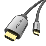 Vention USB C to HDMI Cable 4K@60Hz for Macbook Pro, Air, Laptops etc - 1M 2M - Thunderbolt 3 Compatible