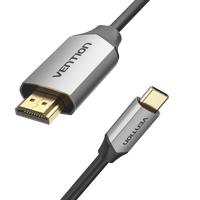 Vention USB C to HDMI Cable 4K@60Hz for Macbook Pro, Air, Laptops etc - 1M 2M - Thunderbolt 3 Compatible