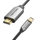 Vention USB C to HDMI Cable 4K@60Hz for Macbook Pro, Air, Laptops etc - 1M 2M - Thunderbolt 3 Compatible