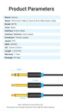 Vention TRS 6.5mm Male to 2*6.5mm Male Audio Cable - 1m 2m 3m 5m