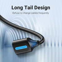 Vention USB 2.0 A Male to A Female Extension Cable  0.5M/1M/1.5M/2M/3M/5M