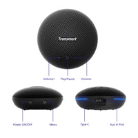 Tronsmart Splash 15W Portable Bluetooth Speakers IPX7 Waterproof Outdoor Shower Mini Speaker 24H Playtime