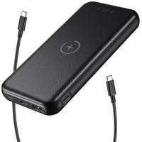 Choetech Wireless Power Bank 10000mAh USB-C Portable Fast Phone Charger Battery