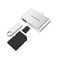 Lention USB-C TO USB3.0+SD & TF for New iPad Pro, New Macbook Air/Pro and Phones