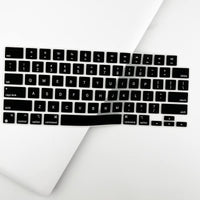 Flaretech Keyboard Cover for MacBook Pro 14 Inch/16 Inch 2021 Model A2442 and A2485 (M1 Pro/Max) - Black