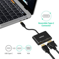 Choetech USB-C to HDMI and VGA Adapter