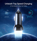 Choetech 36W Dual Fast USB C Car Charger for iPhone 13 and iPhone 12 series