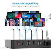 Choetech 6-Port USB Desktop Charger Station