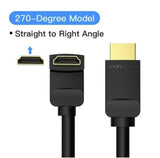 VENTION 1M 1.5M 2M 3M 5M Angled HDMI 2.0 Cable 4K UHD for PS4 XBOX TV Monitor