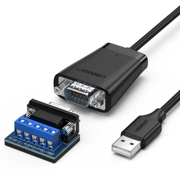 UGREEN 0.5M/1.5M USB 2.0 To RS-422/RS485 Adapter Cable with FTDI Chipset