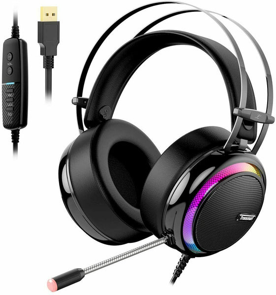 Tronsmart Glary Professional Gaming Headset with 7.1 Virtual Surround Sound and Noise Cancellation