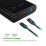 Choetech 10400mAh Dual Input & Output Premium Power Bank 18W