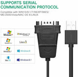 UGREEN USB to Dual Serial RS232 Cable Adapter, USB 2.0 to DB9 Converter 2 Ports