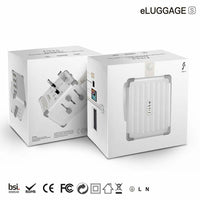 Zikko eLUGGAGE S Worldwide Travel Smart Adapter EU UK AU US CN with 4 USB Ports