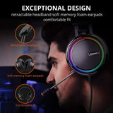 Tronsmart Glary Professional Gaming Headset with 7.1 Virtual Surround Sound and Noise Cancellation