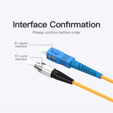 Fiber Optic Patch Cable SC-FC Single Mode & Single Core 3M/5M/10M - Industry Grade