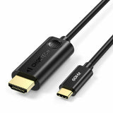 CHOETECH USB C to HDMI Cable 1.8m 4K@60Hz, USB Type C to HDMI Cable Thunderbolt 3 Compatible for MacBook Pro/iPad Pro, 2017 iMac, Dell XPS 13/15