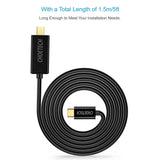 Choetech USB-C to Mini DP Cable Mini DisplayPort Adapter Cable 1.5M for Macbook Pro iPad iMac and other type-c devices