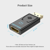 Premium DP to 4k HDMI Adapter Display Port Male to HDMI Female Converter