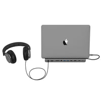 Type C to HDMI VGA DP USB 3.0 PD Ethernet SD/TF 3.5mm Hub Macbook Pro 16" A2141