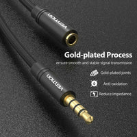 3.5mm Jack Audio Aux Extension Cable Cord Male to Female - 0.5M/1M/1.5M/2M/3M/5M