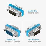 Premium VGA Adapter Coupler 15 Pin Male to Male/Male to Female/Female to Female