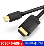 Thunderbolt Mini DP to HDMI Adapter Cable 1.5M/2M/3M for PC Macbook HDTV 1080p