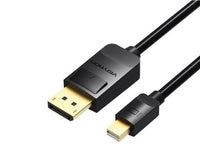 VENTION Mini DP to DP Adapter Cable 4K@60Hz Mini DisplayPort to DisplayPort Converter Male to Male Gold-Plated Cord for MacBook Thunderbolt Projector