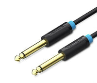 6.35mm to 6.35mm Aux Cable - Gold Plated - 0.5/1.5/2/3/5/10M