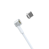 LENTION 2M Type-C Male to Male 86W Angled Magnetic Charging Cable