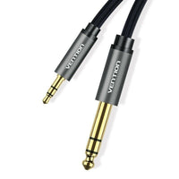 3.5mm to 6.5mm 1/4 inch Stereo Amplifier Guitar Cable Audio Lead 0.5M-10M length