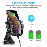 CHOETECH 10W Premium Fast Wireless Car Charger for iPhone, Samsung, Huawei etc