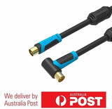 Premium 1.5M Right Angle TV Antenna Cable Flylead Cord Coax Lead PAL Male