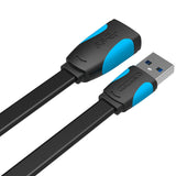 Vention Flat USB 3.0 Extension Cable 0.5M/1.5M/2M/3M - Industry Grade