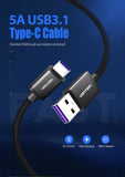 Vention USB C Charging cable - 0.5/1M - 5A