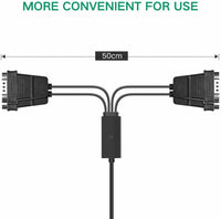 UGREEN USB to 4 x Serial RS232 Cable Adapter DB9 Converter 9-Pin Male to Male