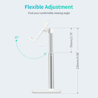 Choetech Mobile Phone and Tablet stand - Adjustable angle, aluminum body