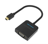 Thunderbolt 2 Mini Display Port (Mini DP) to VGA Converter - Black and White