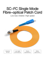 Fiber Optic Patch Cable SC-FC Single Mode & Single Core 3M/5M/10M - Industry Grade