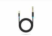 3.5mm to 6.5mm 1/4 inch Stereo Amplifier Guitar Cable Audio Lead 0.5M-10M length