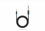 3.5mm to 6.5mm 1/4 inch Stereo Amplifier Guitar Cable Audio Lead 0.5M-10M length