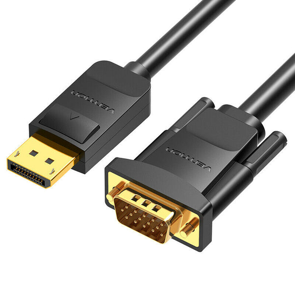 Vention 1.5M/3M/5M Displayport to VGA Cable DP to VGA Converter Male to Male