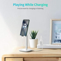 Choetech Mobile Phone and Tablet stand - Adjustable angle, aluminum body