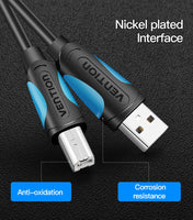 USB2.0 A Male to B Male Print Cable with Ferrite Core - 1M 1.5M 2M 3M 5M 8M 10M