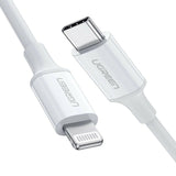 Ugreen 0.5M USB-C to Lightning Cable for iPhone 11 Pro Max X XS iPad pro Macbook