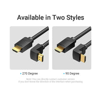 VENTION 1M 1.5M 2M 3M 5M Angled HDMI 2.0 Cable 4K UHD for PS4 XBOX TV Monitor