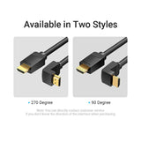 VENTION 1M 1.5M 2M 3M 5M Angled HDMI 2.0 Cable 4K UHD for PS4 XBOX TV Monitor