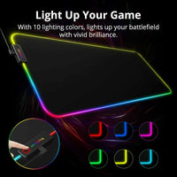 Tronsmart RGB Soft Gaming Mouse Mat Large Extended Gaming Mouse Pad